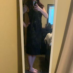 Alex Marie black lace cocktail dress